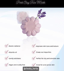 Sensitive Pink Clay Facial Mask