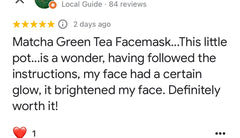 Cheeky Herbs Matcha Green Tea Face Mask